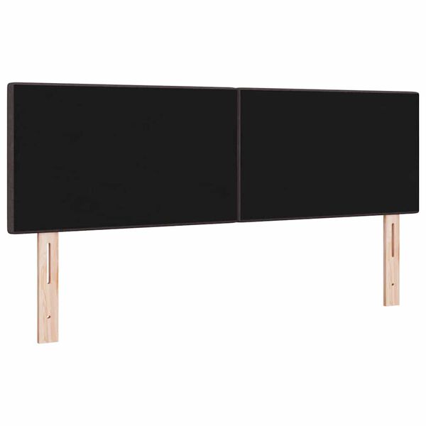 vidaXL T&ecirc;te de lit Marron fonc&eacute; 160 cm Cuir synth&eacute;tique