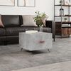 vidaXL Table basse gris b&eacute;ton 50x50x40 cm bois d'ing&eacute;nierie
