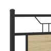 vidaXL Cadre de lit sans matelas ch&ecirc;ne sonoma 150x200 cm