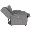 vidaXL Fauteuil de massage inclinable porte-gobelet 2places gris clair