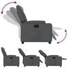 vidaXL Fauteuil inclinable gris similicuir