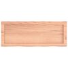 vidaXL Comptoir de salle de bain marron 80x30x(2-6) cm bois trait&eacute;