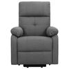 vidaXL Fauteuil de massage inclinable Gris fonc&eacute; Tissu