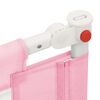 vidaXL Barri&egrave;re de s&eacute;curit&eacute; de lit d'enfant Rose 160x25 cm Tissu