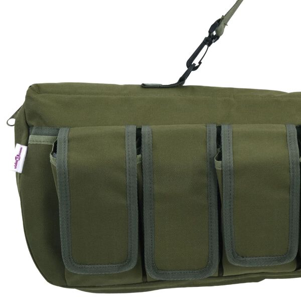 vidaXL Sac à fusil avec bretelles 120 cm tissu oxford