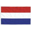 vidaXL Drapeau des Pays-Bas et m&acirc;t 5,5 m Aluminium