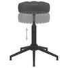 vidaXL Chaises pivotantes &agrave; manger lot de 4 noir velours