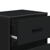vidaXL Table de chevet noir 40x31x50 cm bois d'ing&eacute;nierie