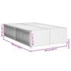vidaXL Cadre de lit sans matelas vert fonc&eacute; 120x190 cm velours