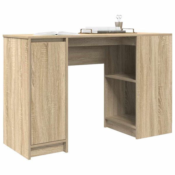 vidaXL Bureau ch&ecirc;ne sonoma 120x42x76 cm bois d'ing&eacute;nierie