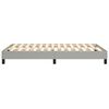 vidaXL Cadre de lit gris clair 120x200 cm tissu