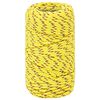 vidaXL Corde de bateau Jaune 2 mm 50 m Polypropyl&egrave;ne