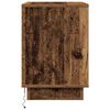 vidaXL Cabinet de chevet 2 pcs Bois ancien 50 x 34,5 x 50 cm.