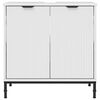 vidaXL Meuble de Lavabo de Salle de Bain avec stockage Blanc brillant