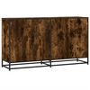 vidaXL Buffet ch&ecirc;ne fum&eacute; 134x35x76 cm bois d'ing&eacute;nierie