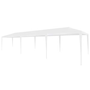 vidaXL Tente de r&eacute;ception 3x9 m PE Blanc