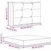 vidaXL Coussin de canap&eacute; d'ext&eacute;rieur 3 pcs Gris Polyester