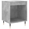 vidaXL Table de chevet gris b&eacute;ton 40x35x50 cm bois d&rsquo;ing&eacute;nierie