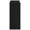 vidaXL &Eacute;tag&egrave;re &agrave; chaussures noir 60x25x62 cm bois d'ing&eacute;nierie