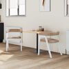 vidaXL Chaises de salle &agrave; manger 2 pcs Blanc 54 x 57 x 73 cm