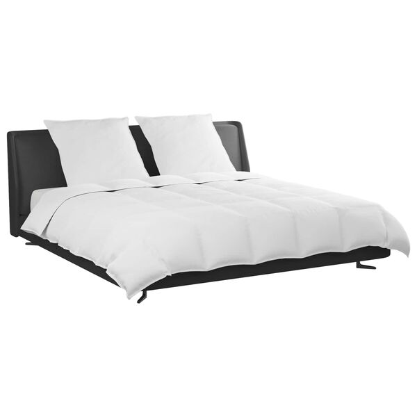 vidaXL Ensemble de Duvet avec oreiller 3 pcs Blanc Plume de canard