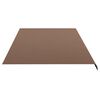 vidaXL Tissu de remplacement pour auvent Marron 6x3 m