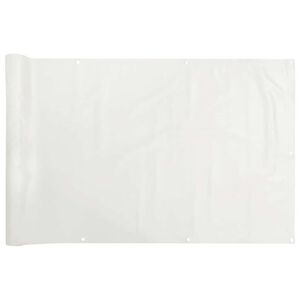 vidaXL &Eacute;cran d'intimit&eacute; de balcon blanc 700x120 cm PVC