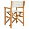 vidaXL Chaises de metteur en sc&egrave;ne pliantes lot de 2 Bois teck massif