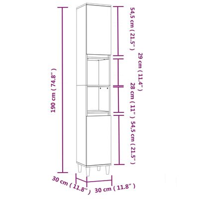 vidaXL Ensemble de meubles salle de bain 4 pcs blanc bois d'ingénierie