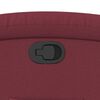 vidaXL Fauteuil inclinable rouge bordeaux tissu