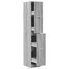 vidaXL Armoire apothicaire sonoma gris 30x41x174,5cm bois d'ing&eacute;nierie