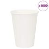 vidaXL Tasses &agrave; caf&eacute; en papier 1000 pcs 12oz 300ml blanc
