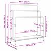 vidaXL Porte-v&ecirc;tements avec &eacute;tag&egrave;re Ch&ecirc;ne Sonoma 90 x 30 x 100,5 cm