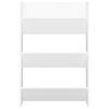 vidaXL Armoire &agrave; chaussures murale Blanc 60x18x90 cm Agglom&eacute;r&eacute;