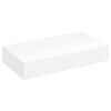 vidaXL &Eacute;tag&egrave;re murale avec 1 tiroir MDF Blanc Rangement de livres/DVD