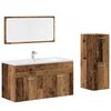 vidaXL Ensemble de meubles salle de bain 3 pcs bois d'ing&eacute;nierie