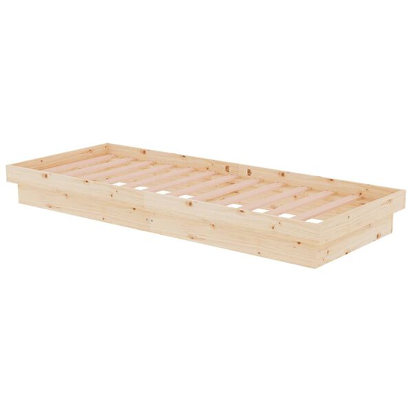 vidaXL Cadre de lit sans matelas bois massif
