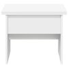 vidaXL Table basse Blanc 55 x 54,5 x 45 cm Bois d'ing&eacute;nierie