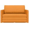 vidaXL Canap&eacute;-Lit 110cm Jaune fonc&eacute; tissu