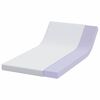 vidaXL Surmatelas Blanc 120 x 200 cm Tissu Jacquard