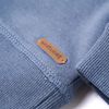 Sweatshirt &agrave; capuche pour enfants bleu m&eacute;lange 140