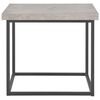 vidaXL Table basse 55x55x53 cm Aspect de béton
