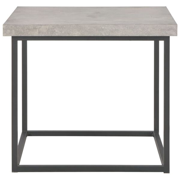 vidaXL Table basse 55x55x53 cm Aspect de béton