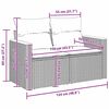 vidaXL Ensemble de canap&eacute; de jardin 11 pcs Beige et cr&egrave;me polyrotin