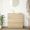 vidaXL Buffet ch&ecirc;ne sonoma 80x35x76 cm bois d'ing&eacute;nierie