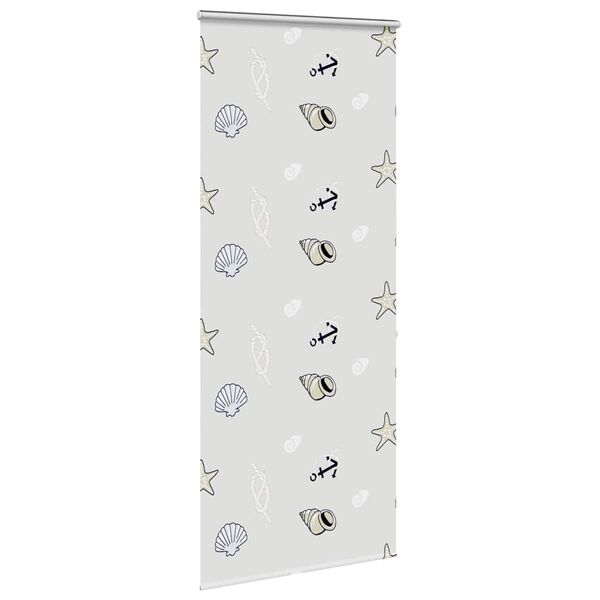 vidaXL Store enrouleur de douche avec cassette largeur du tissu 96 cm