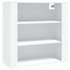 vidaXL Buffet haut Blanc Bois d'ing&eacute;nierie