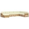 vidaXL Ensemble de canap&eacute;s d'ext&eacute;rieur 8 pc Blanc et cr&egrave;me