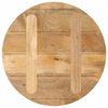vidaXL Dessus de table &Oslash; 50x3,8 cm rond bois de manguier massif
