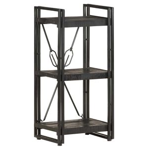 vidaXL Biblioth&egrave;que &agrave; 3 niveaux 40x30x80 cm Bois de manguier massif